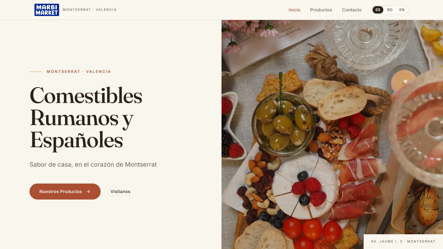 MarbiMarket.com, E-commerce built by RL Enterprise