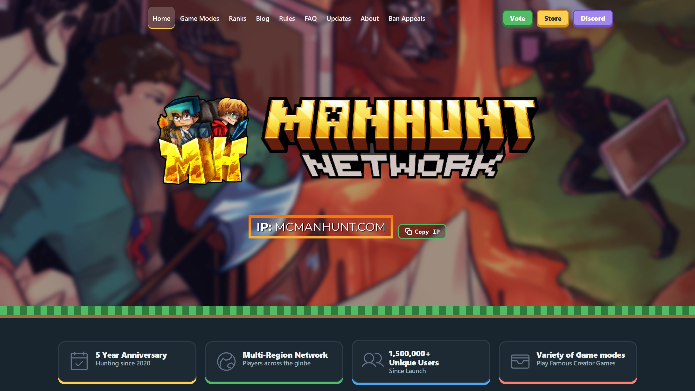 McManhunt.com — Gaming project by RL Enterprise: Website + Backend + Hosting + Management + Marketing + Advertising